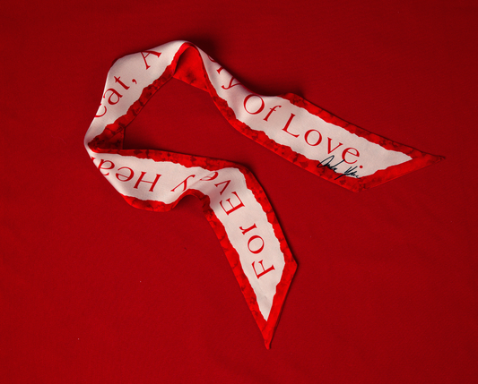 Heartbeat Silk Twilly