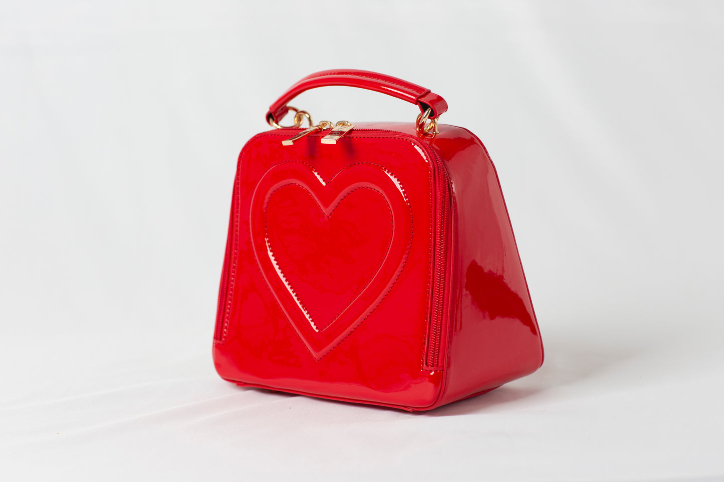 Geraldine Heart Bag - Red