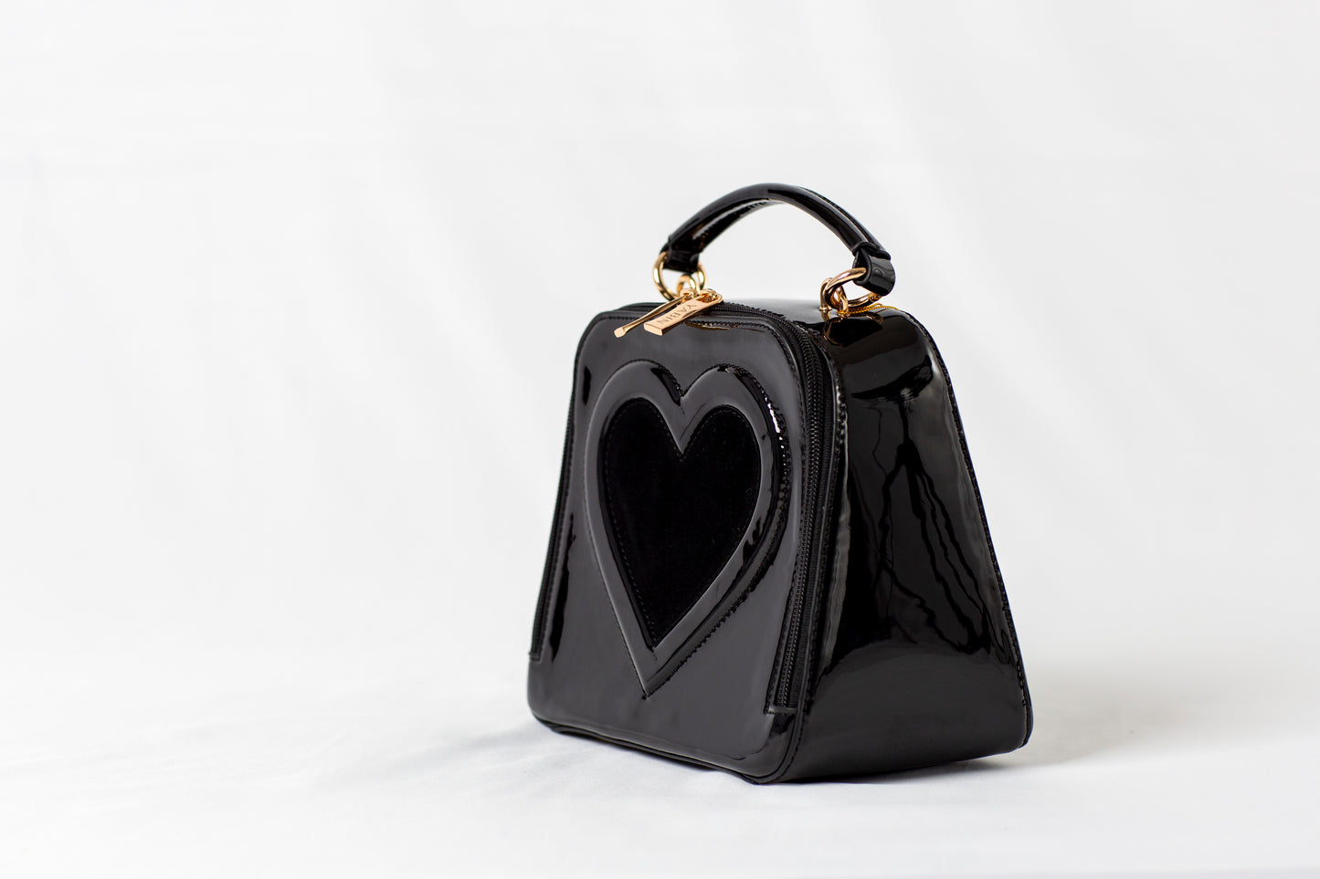 The Geraldine Heart Bag — Midnight