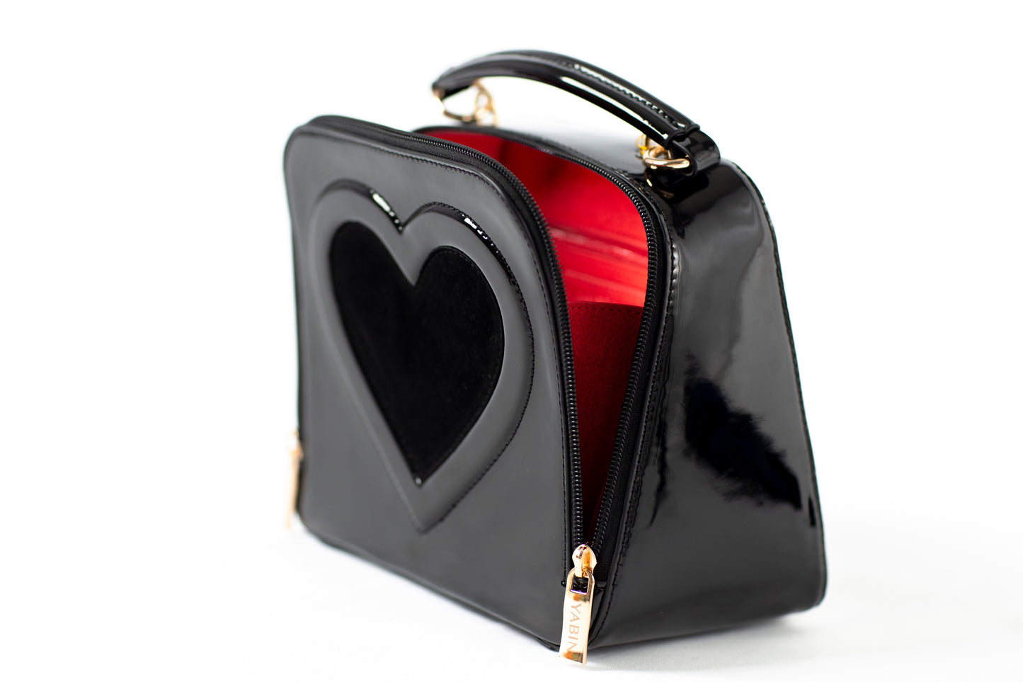 The Geraldine Heart Bag — Midnight