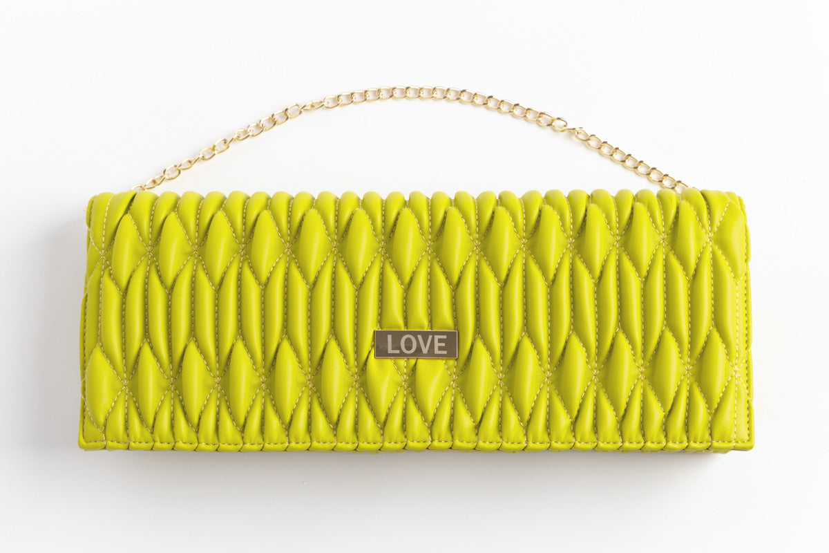 NEW Love Clutch Luxe - Citrus Green
