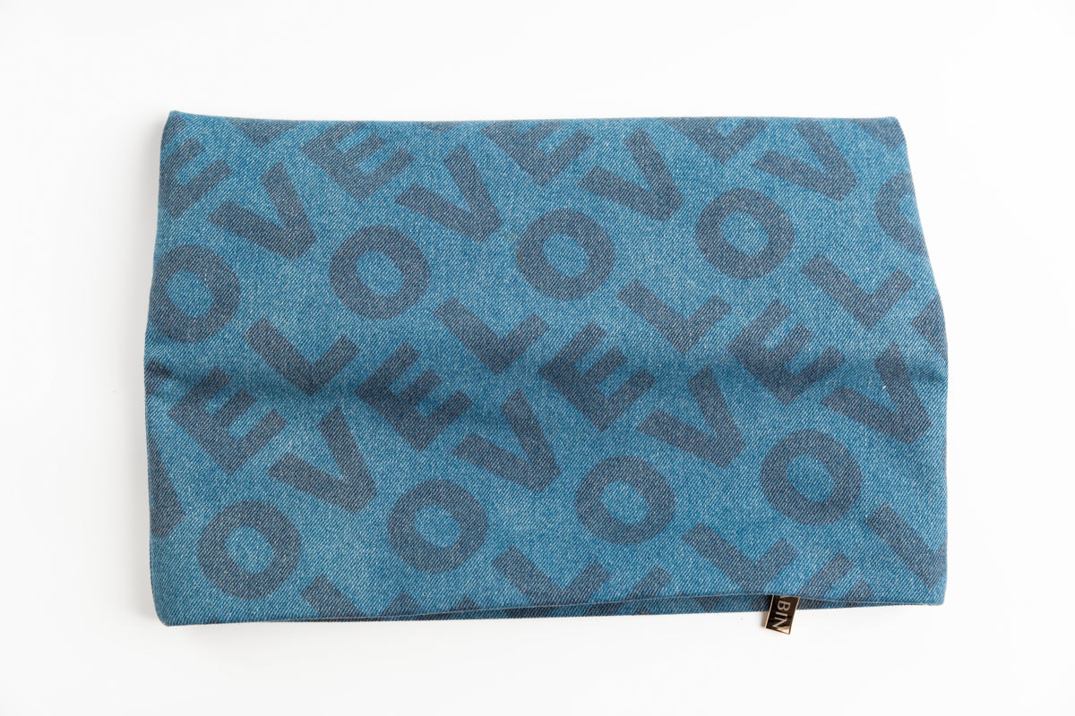 Love Clutch Denim - Blue