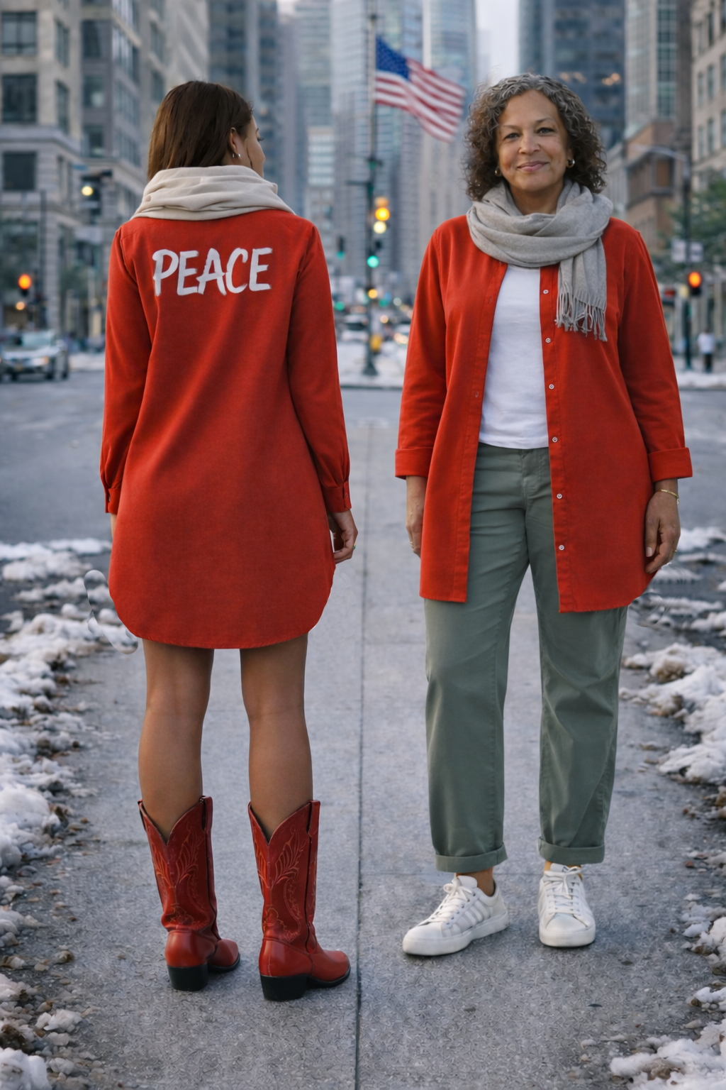 Peace Shirt Dress